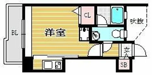 エステートモアウエストパーク【2階】の間取り