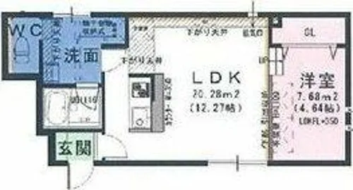 La mer(ラ・メール)【1階】の間取り