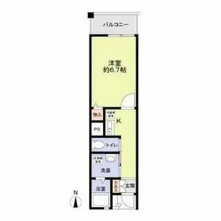 兵庫県伊丹市稲野町1丁目【アパート】の間取り