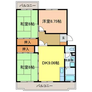 パークマンション【302号室】の間取り