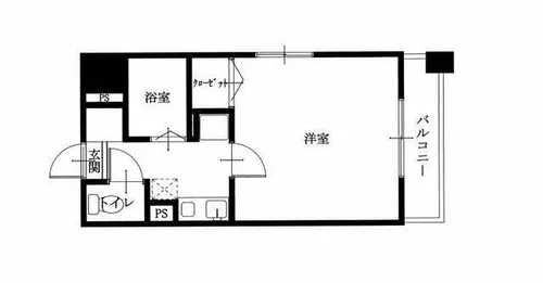 パンルネックスクリスタル博多駅南Ⅱ【205号室】の間取り