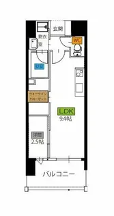 ベイグランデ【502号室】の間取り