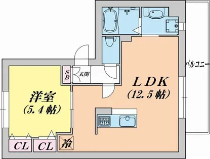 アネックス北神戸【1階】の間取り
