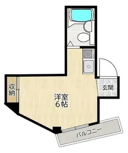 パークサイド内代【5階】の間取り