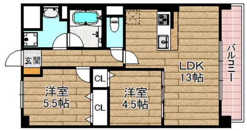 仮称)高槻市大手町PJ【1階】の間取り