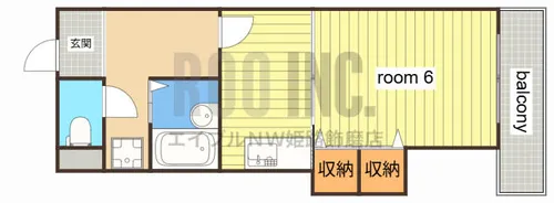 MISTRAL岡田【202号室】の間取り