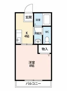 コーポ山本【A-5号室】の間取り
