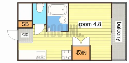 アゼリア【205号室】の間取り