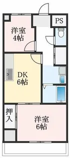 大阪府松原市高見の里4丁目【マンション】の間取り