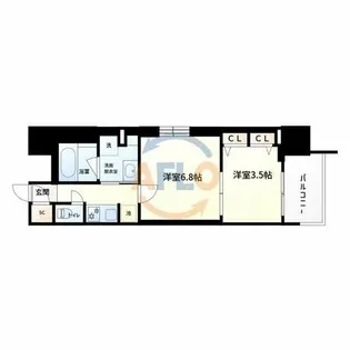 S-RESIDENCE天満橋ar【12階】の間取り