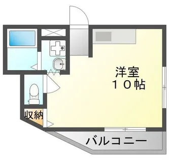 フリーディオ門真Ⅵ【4階】の間取り