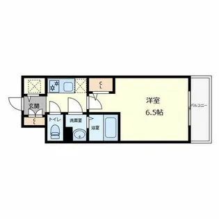 エスリード難波AGREA【4階】の間取り