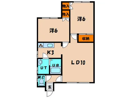 メゾン・ド・K【201号室】の間取り