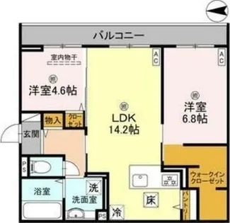 そらみつ大和八木【1階】の間取り