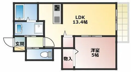 ルクセンブルグ舞子公園【1階】の間取り