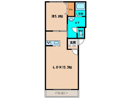 プテロン【303号室】の間取り