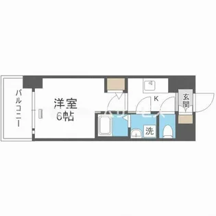 エスリード大阪プライムゲート【9階】の間取り