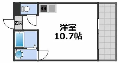 グローリア諏訪【5階】の間取り