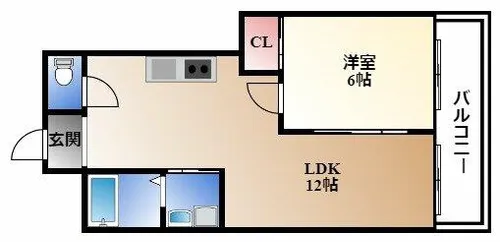 山八第1ビル【4階】の間取り