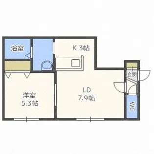 ルミネ栄通【206号室】の間取り