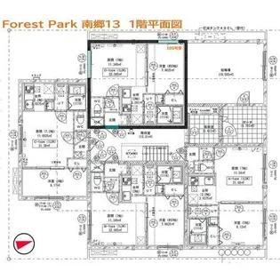 1DKの間取り画像