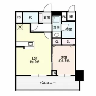 Flair丸の内【6階】の間取り