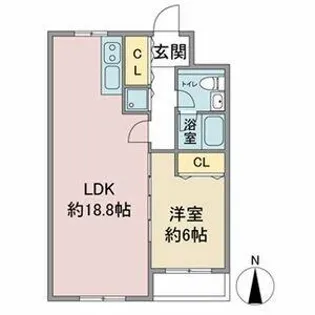 パークマノア【1階】の間取り