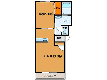 プテロン【303号室】の間取り