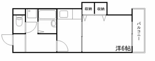 MISTRAL岡田【202号室】の間取り
