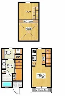 高宮ルッソⅡ【1階】の間取り