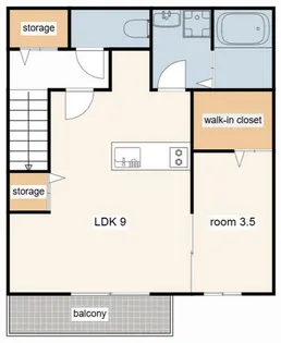 ガーデンハイツ【206号室】の間取り