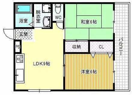 マツヤビルⅡ【3階】の間取り