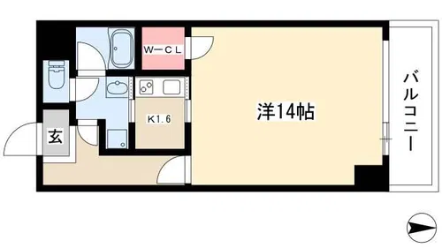 Conde葵一丁目( S-FORT葵一丁目)【406号室】の間取り