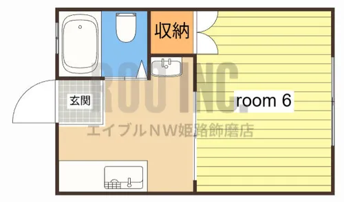 パナハイツ魚橋S【203号室】の間取り