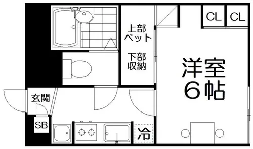 Ritz香里園【2階】の間取り
