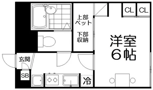 Ritz香里園【2階】の間取り