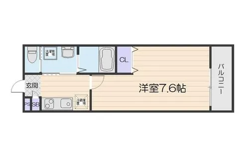 ALEGRIA古川橋Ⅱ【1階】の間取り