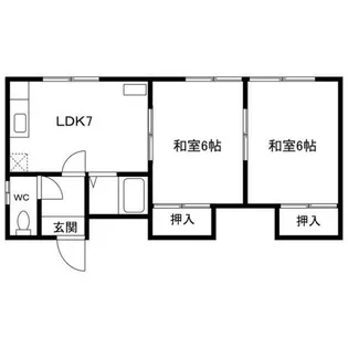 コーポ光徳【203号室】の間取り