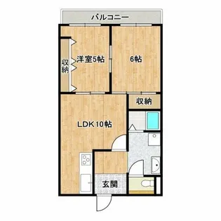 コーポノーブル【3階】の間取り