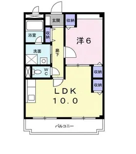 サンパティーク【1階】の間取り