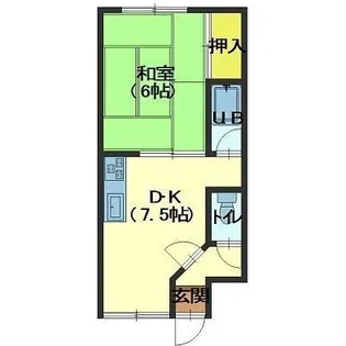 スカイビュー千代台【5階】の間取り