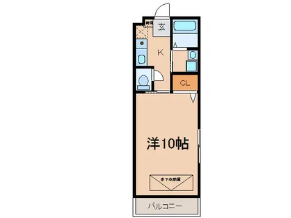 シャンテ ノール【1階】の間取り