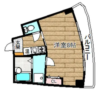 アップルハイツ南芥川【103号室】の間取り