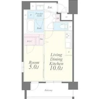 クリスタル丸の内【1階】の間取り