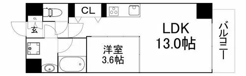 フェニックスコート【2階】の間取り