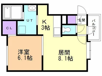 コンコルディア【1階】の間取り