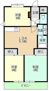 第2アンドービル【2階】の間取り