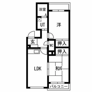 シャトー32【4階】の間取り