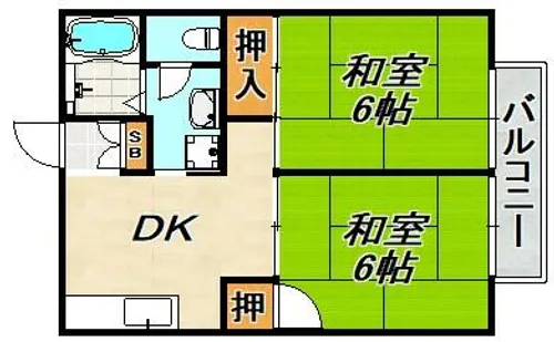 ピアン広町【1階】の間取り