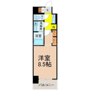 S-RESIDENCE黒川本通一丁目【2階】の間取り